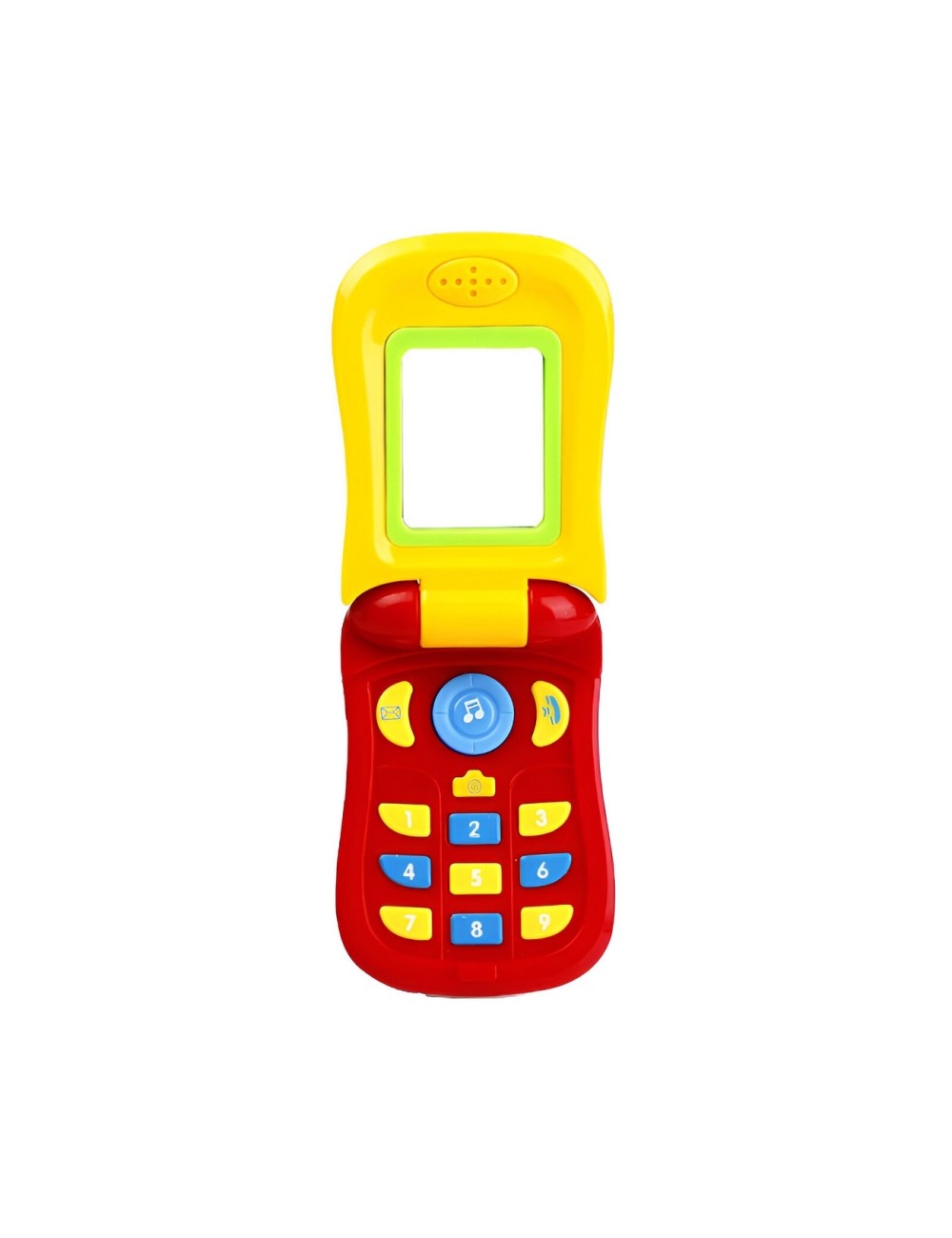 Teléfono Juguete Celular Musical Espejo Bebe Niño + Baterias