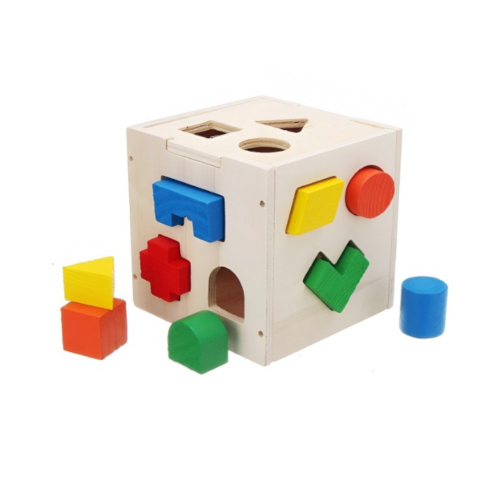 Juego Cubo Encastre Figura Geometria Colores Desarrollo niño DM1040