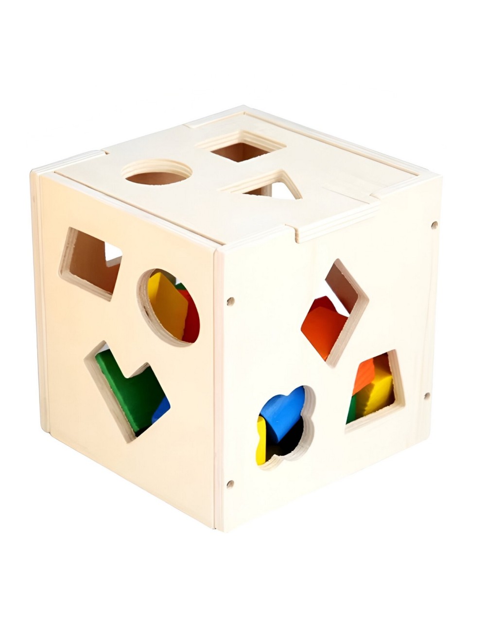 Juego Cubo Encastre Figura Geometria Colores Desarrollo niño DM1040