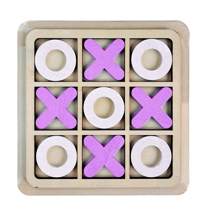 Juego De Mesa Madera Triqui Didactico Interactivo