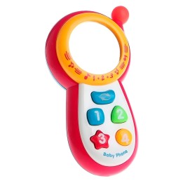 Teléfono Celular Juguete Musical Espejo Bebe Niño + Baterias