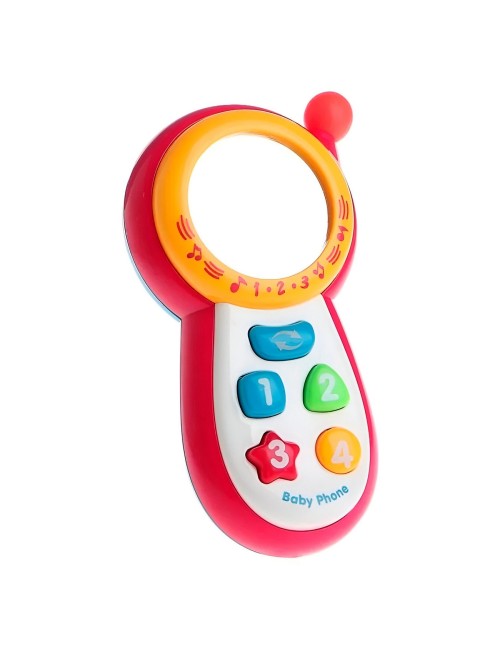 Teléfono Celular Juguete Musical Espejo Bebe Niño + Baterias