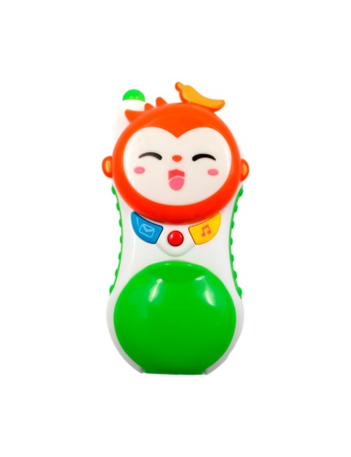 Teléfono Celular Juguete Musical Monkey Hello Bebe + Bateria