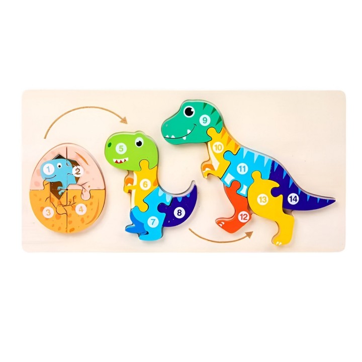 Rompecabezas Evolucion 3d Juego Didactico Colores