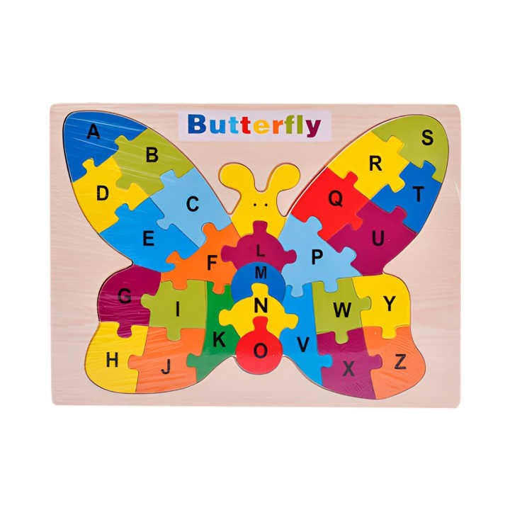 Rompecabezas Mariposa Interactivo 3d Juego Didactico Colores