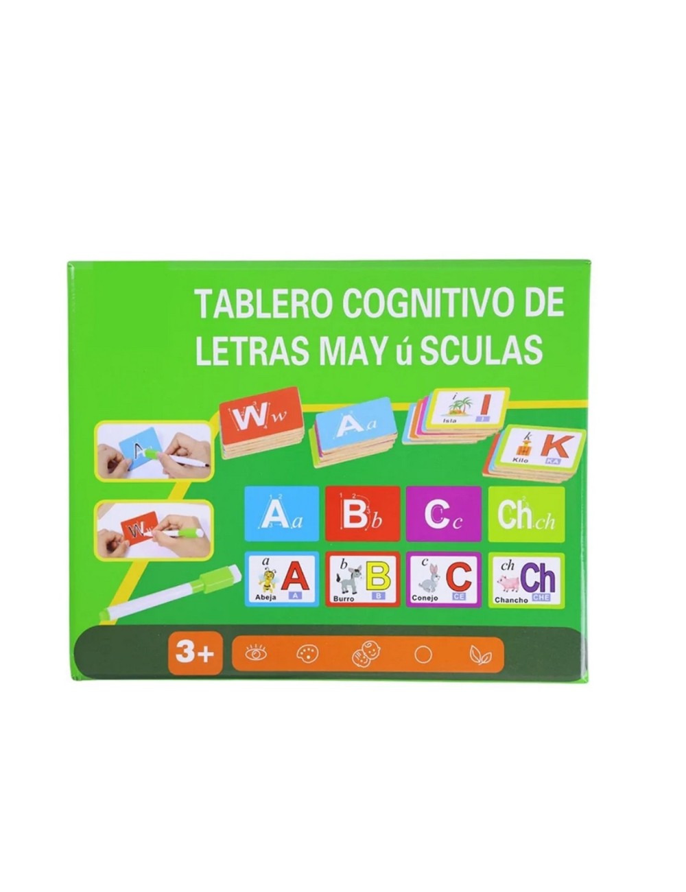 Juego Cognitivo Letras Mayúsculas Aprendizaje Y Diversión