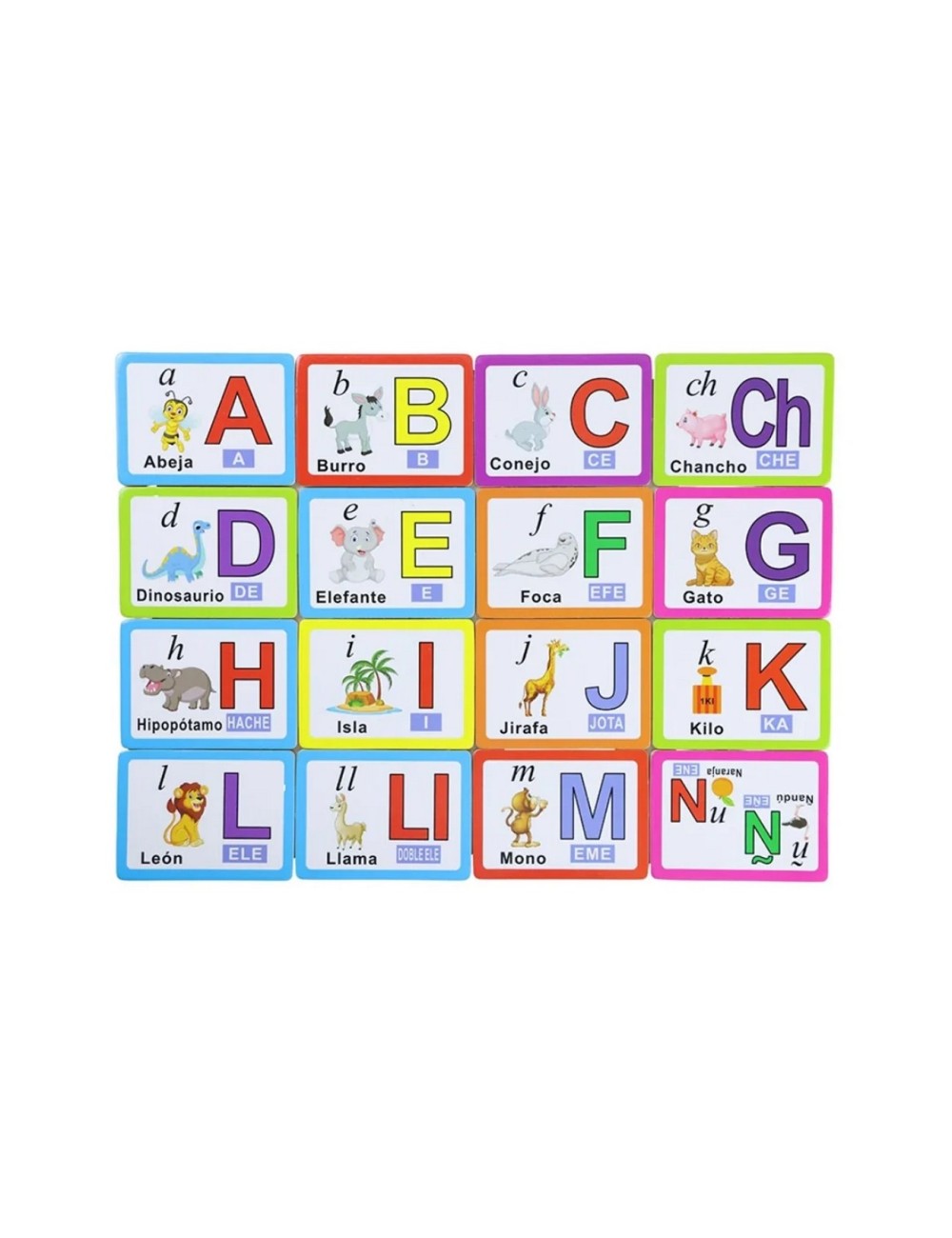 Juego Cognitivo Letras Mayúsculas Aprendizaje Y Diversión