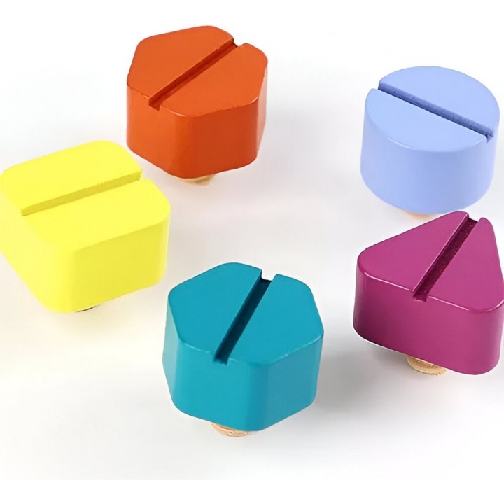 Juego De Mesa Enrosque Encaje Figuras Geometricas Desarrollo