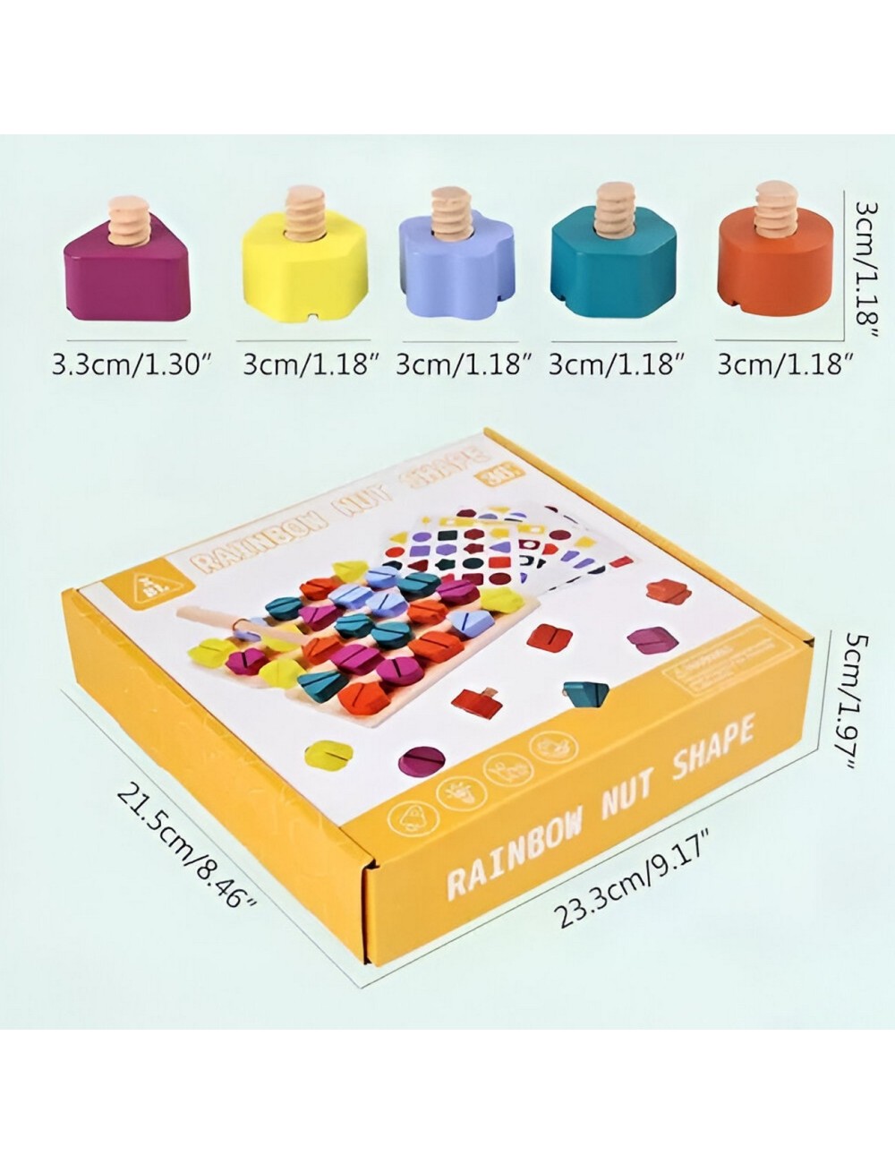 Juego De Mesa Enrosque Encaje Figuras Geometricas Desarrollo