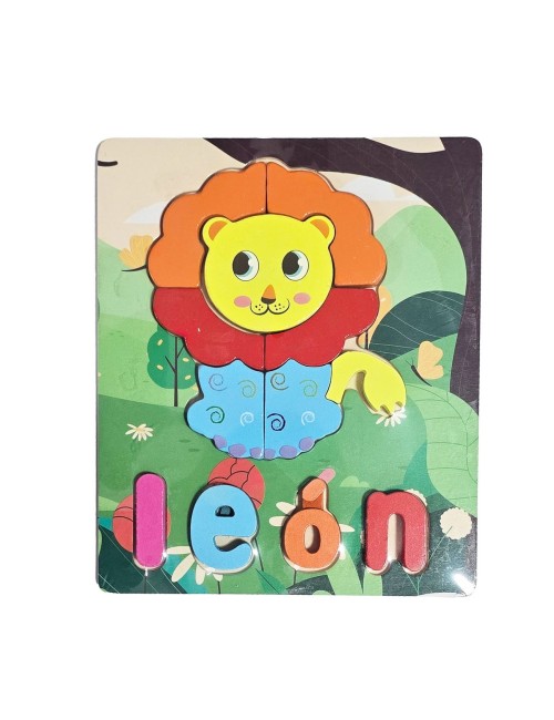 Rompecabezas Didáctico Multicolor Figura Tematico Niños