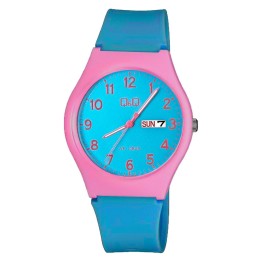 Reloj Q&q Qyq Deportivo Colores Pastel Impermeable + Estuche