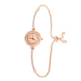 Reloj Q&q Qyq Murano Elegante Star Diamond Mujer +estuche