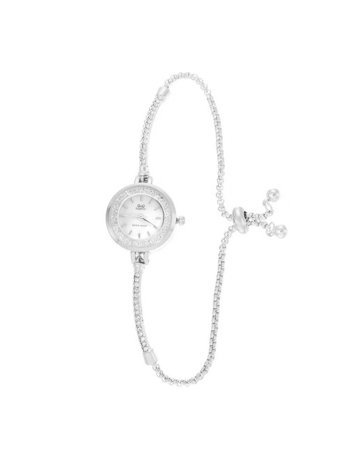 Reloj Q&q Qyq Murano Elegante Star Diamond Mujer +estuche