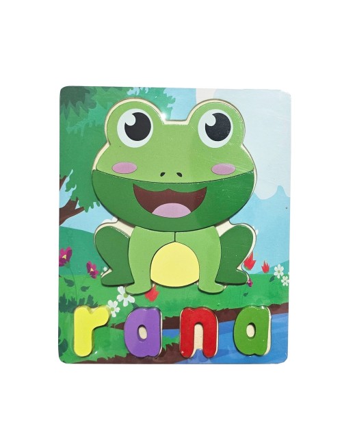 Rompecabezas Didáctico Multicolor Figura Tematico Niños