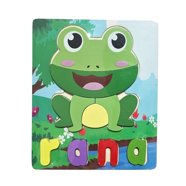 Rompecabezas Didáctico Multicolor Figura Tematico Niños