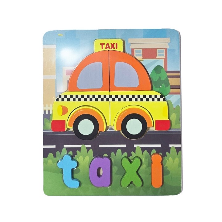 Rompecabezas Didáctico Multicolor Figura Tematico Niños