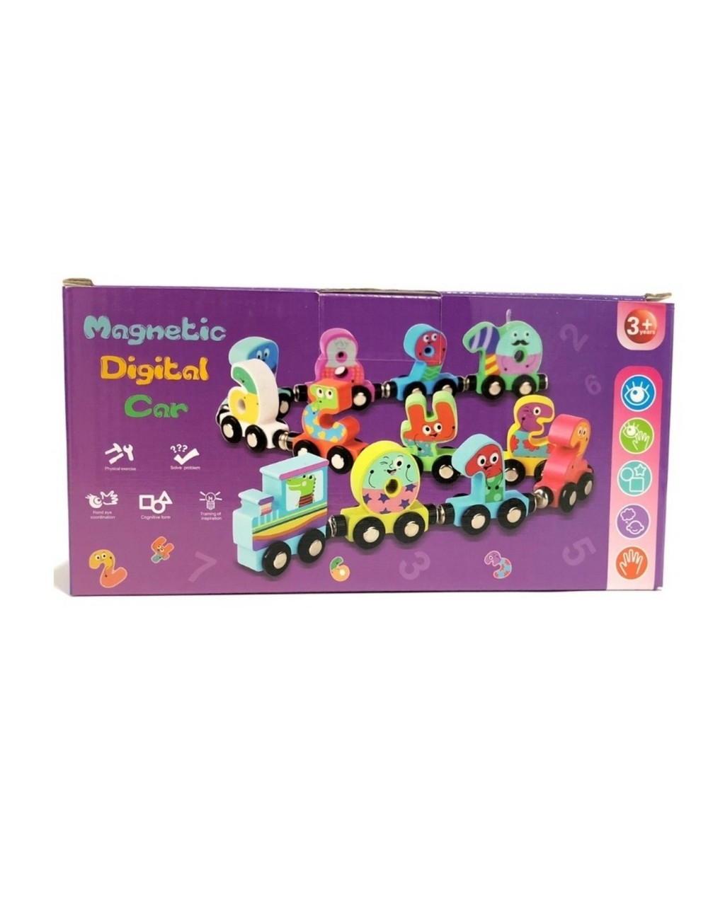 Tren Numeros En Madera Con Iman Niño Juguete Interactivo