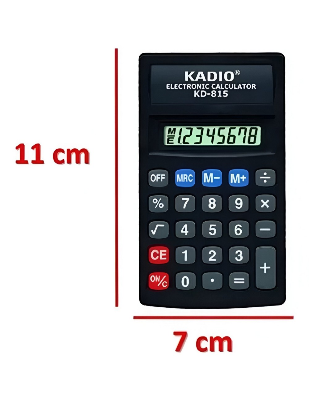 Calculadora Kadio Kd-815 Portatil + Bateria