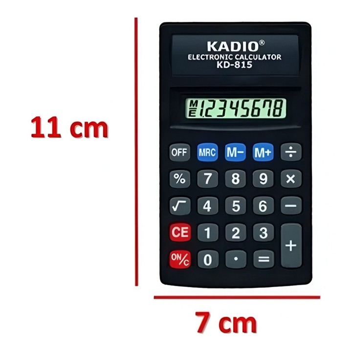 Calculadora Kadio Kd-815 Portatil + Bateria