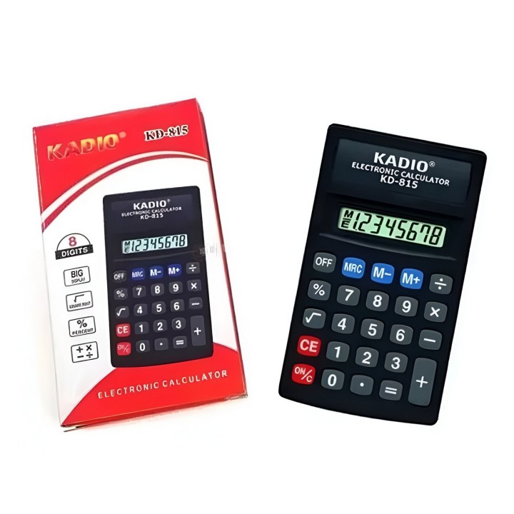 Calculadora Kadio Kd-815 Portatil + Bateria