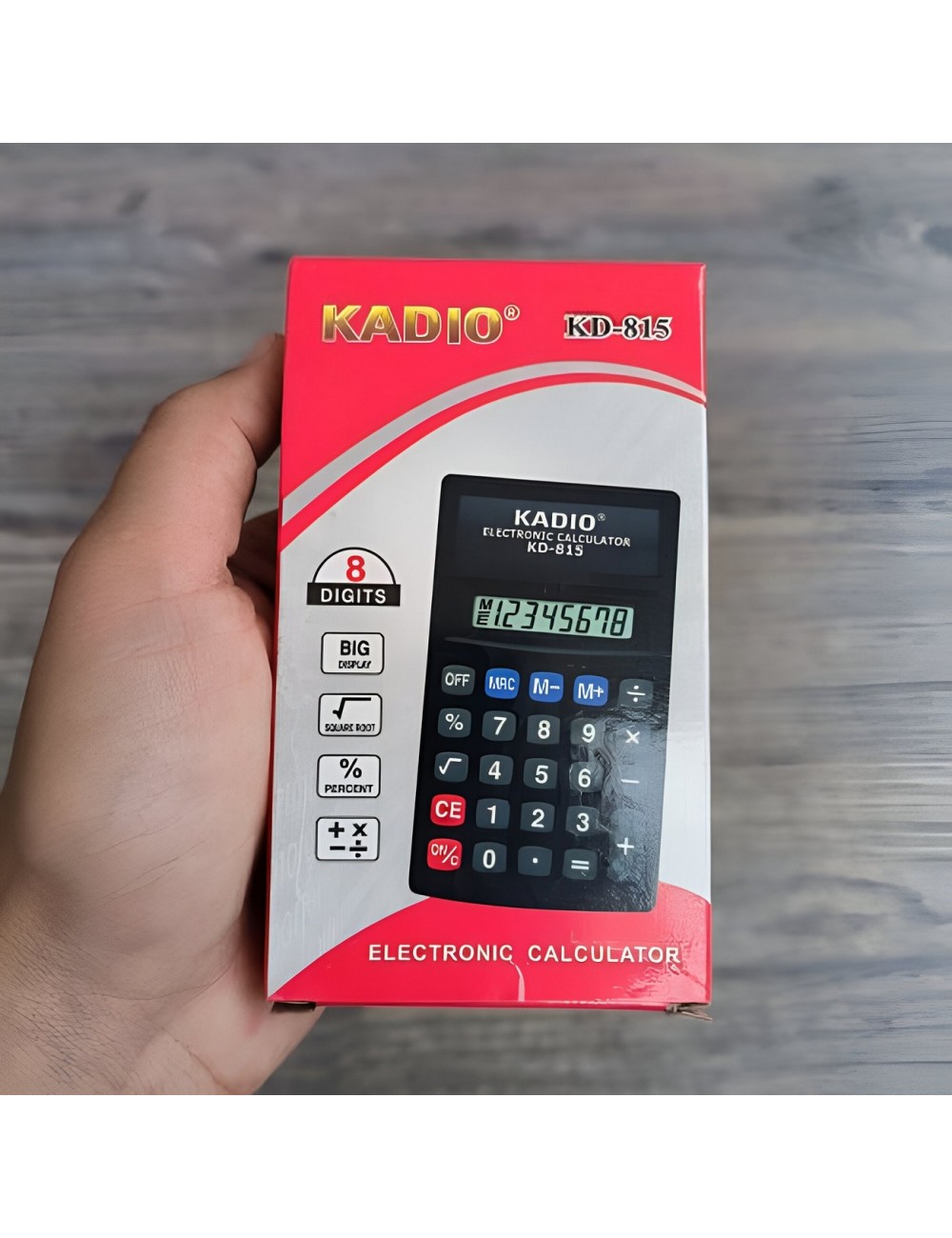 Calculadora Kadio Kd-815 Portatil + Bateria