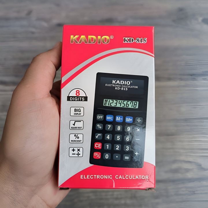 Calculadora Kadio Kd-815 Portatil + Bateria