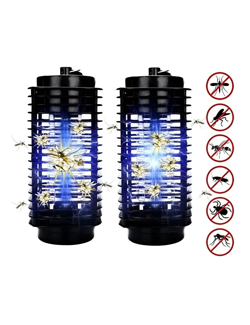 Lampara Mata Mosquito Uv Electrico Mata Moscas Insectos