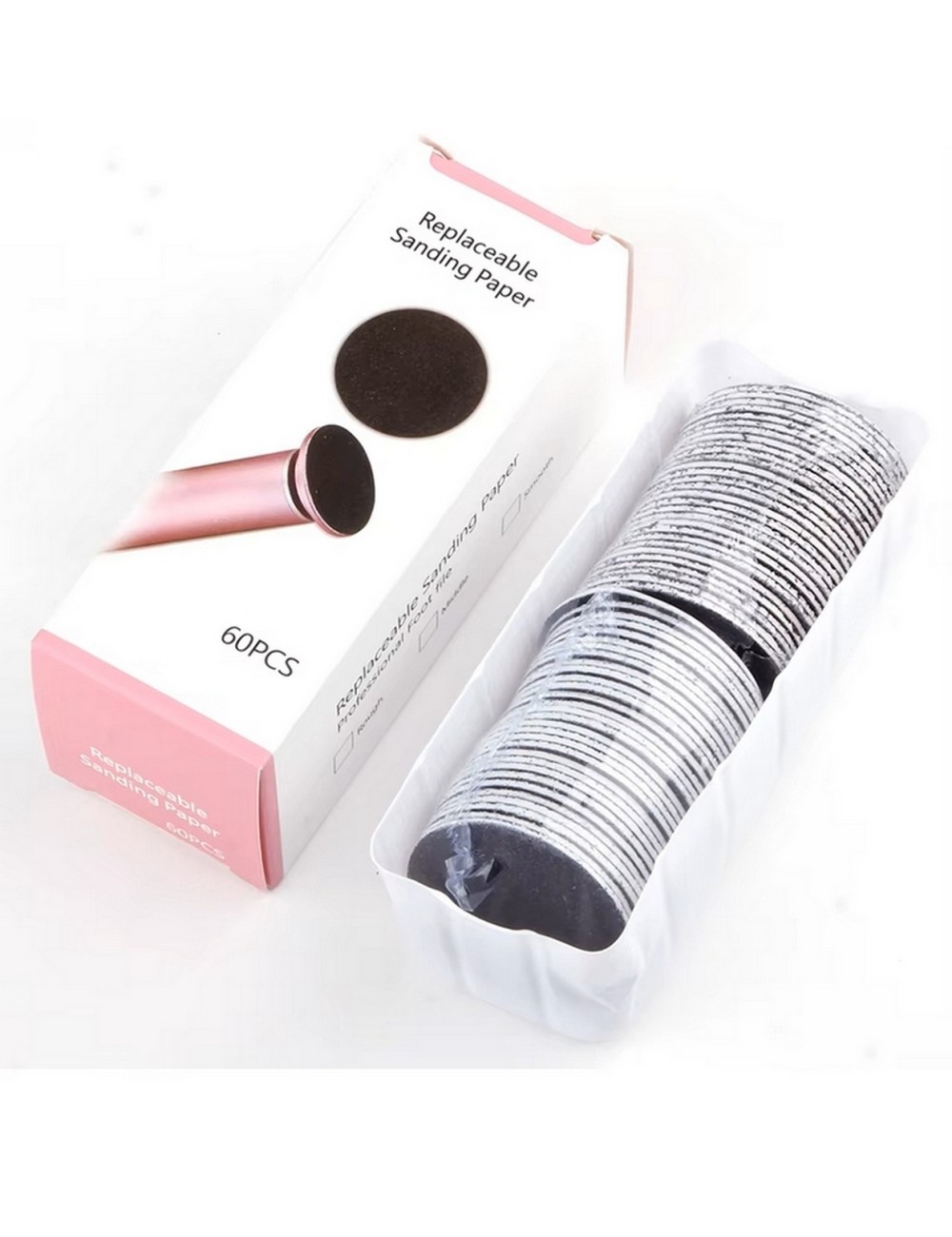 Limas Discos Repuesto Pulidor De Callos Eléctrico X 60 Unid