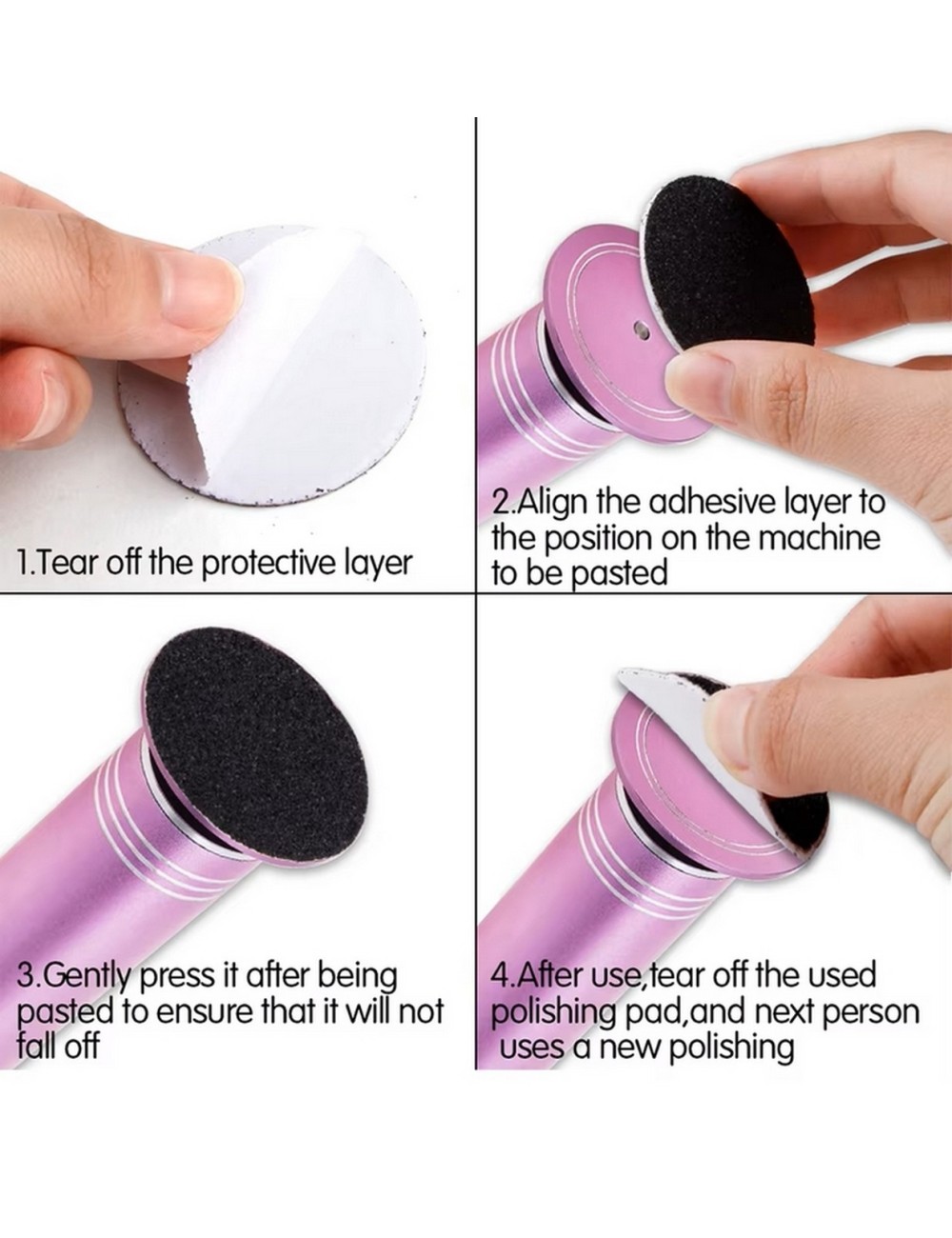 Limas Discos Repuesto Pulidor De Callos Eléctrico X 60 Unid