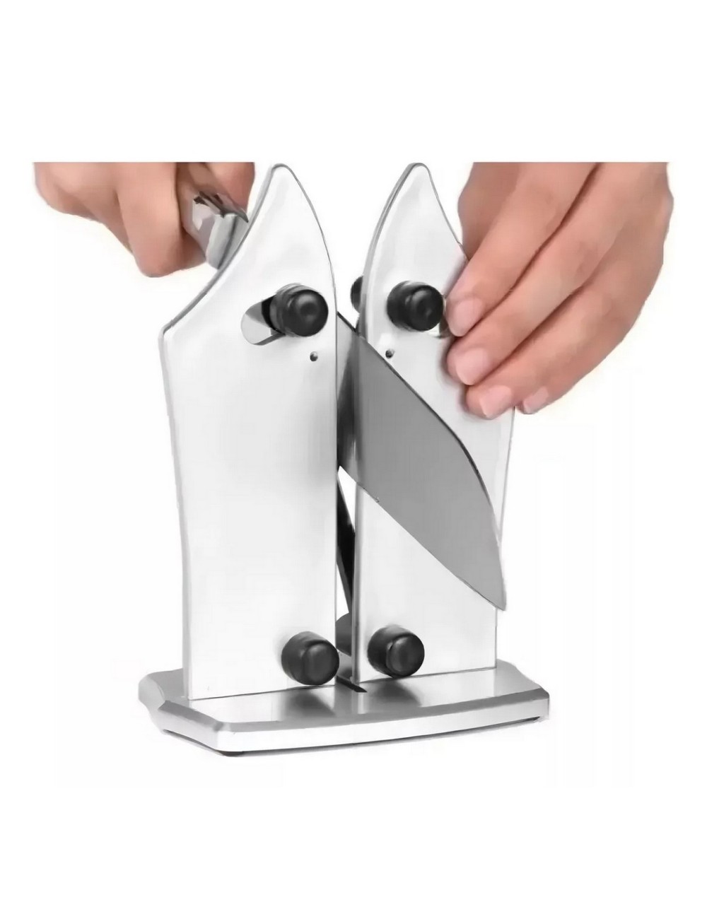 Afilador Cuchillos Manual Resorte Multiusos Portatil