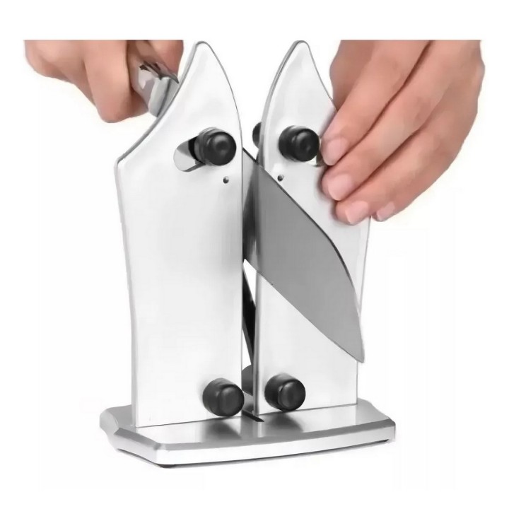 Afilador Cuchillos Manual Resorte Multiusos Portatil