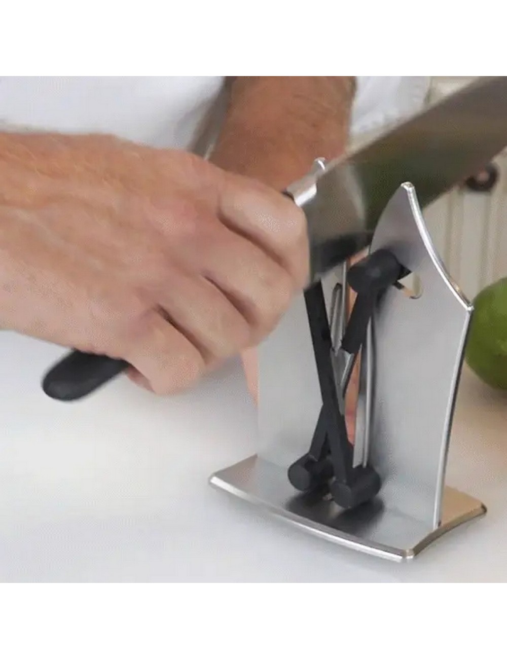 Afilador Cuchillos Manual Resorte Multiusos Portatil