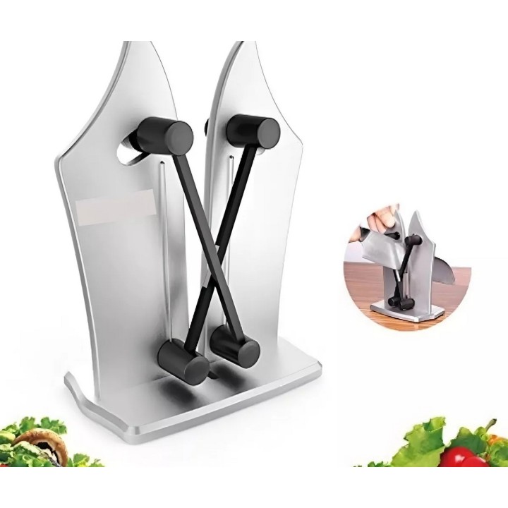 Afilador Cuchillos Manual Resorte Multiusos Portatil