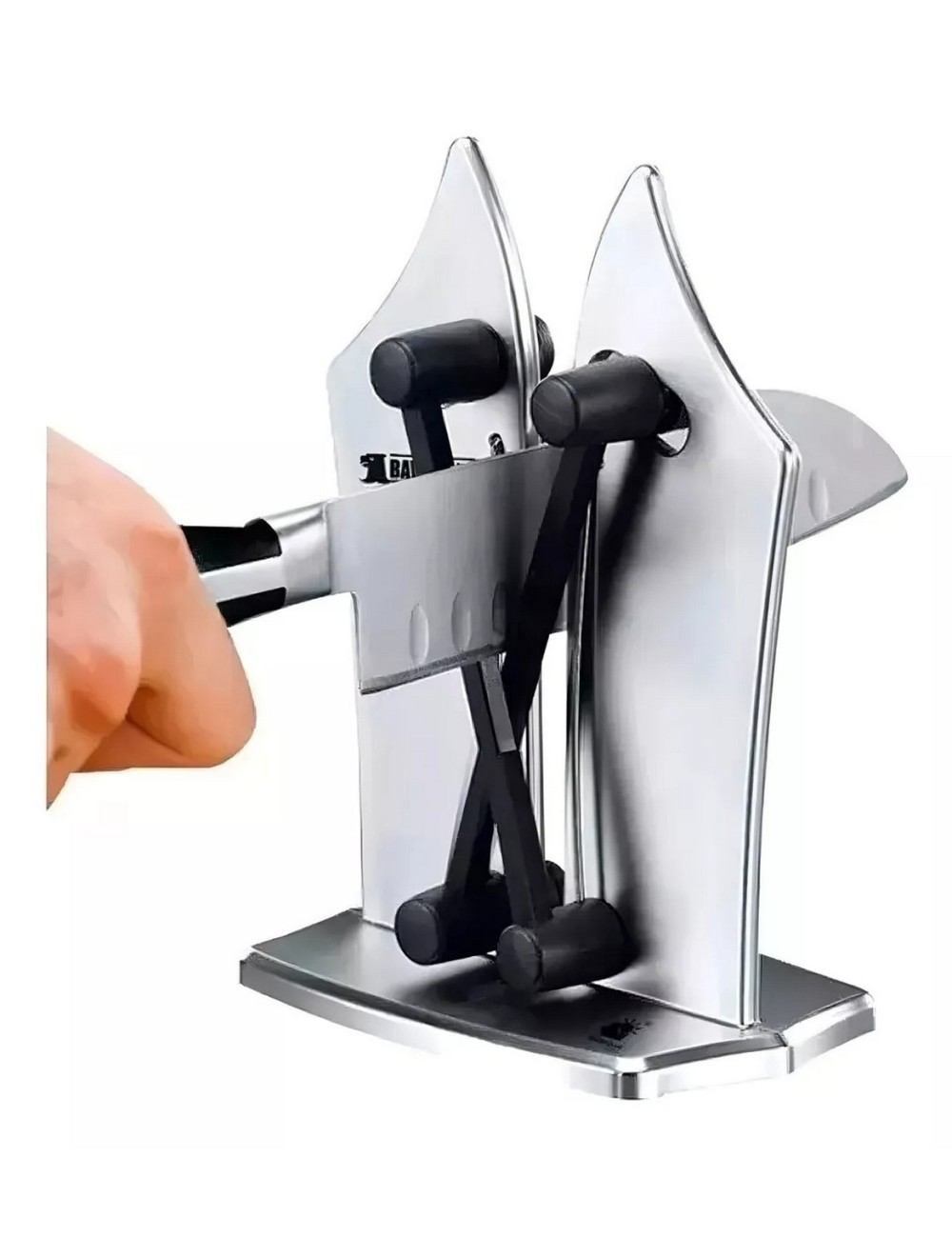 Afilador Cuchillos Manual Resorte Multiusos Portatil