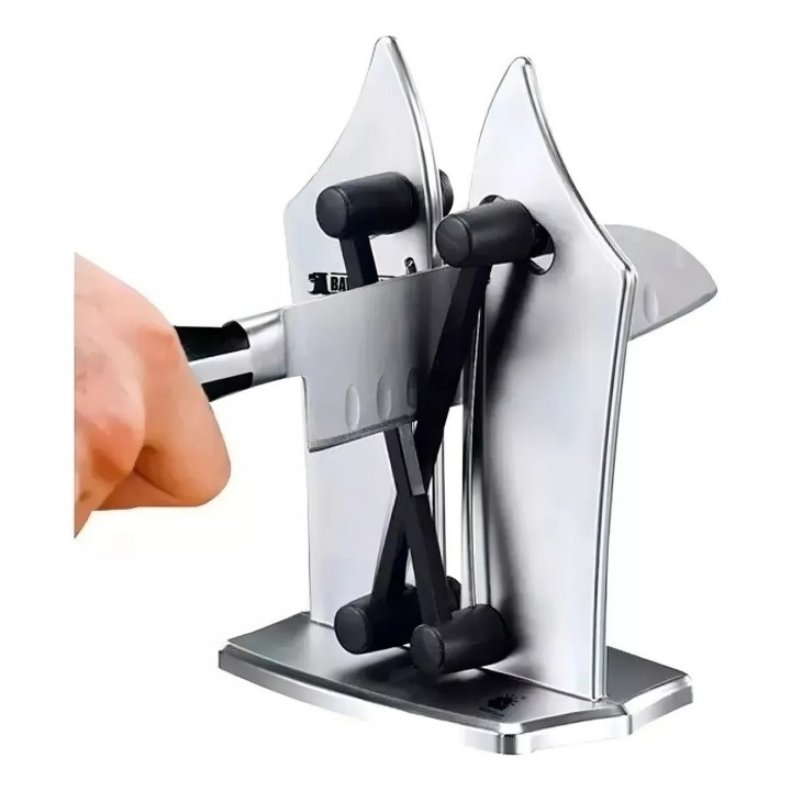 Afilador Cuchillos Manual Resorte Multiusos Portatil