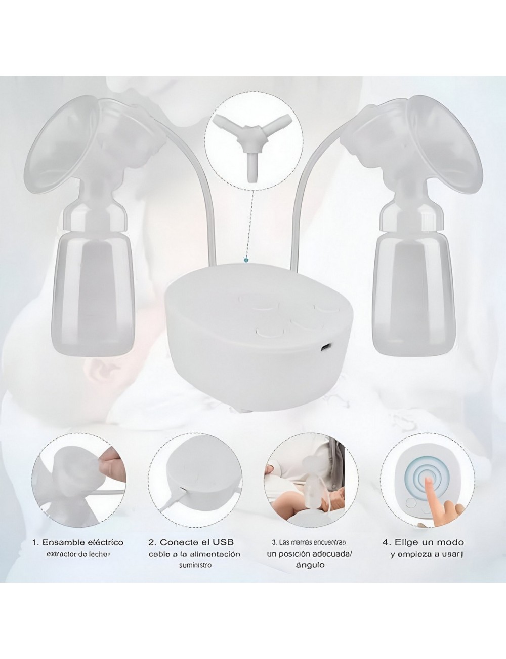 Extractor De Leche Eléctrico Recargable Portable My-371