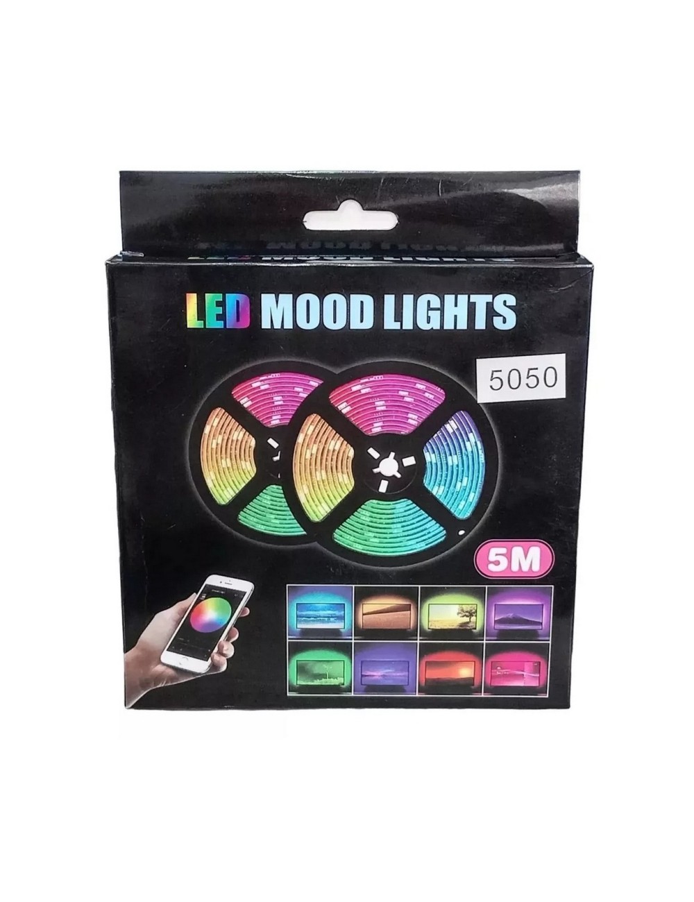 Luces De Tira Led 5mts Rgb Kit De Tira De Luz Con Control