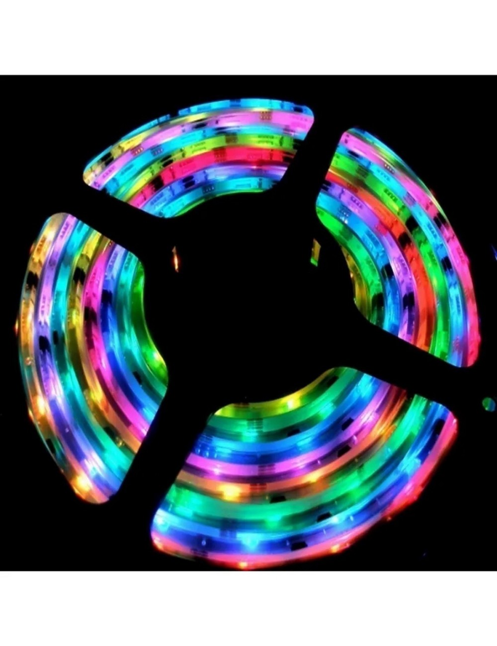 Luces De Tira Led 5mts Rgb Kit De Tira De Luz Con Control