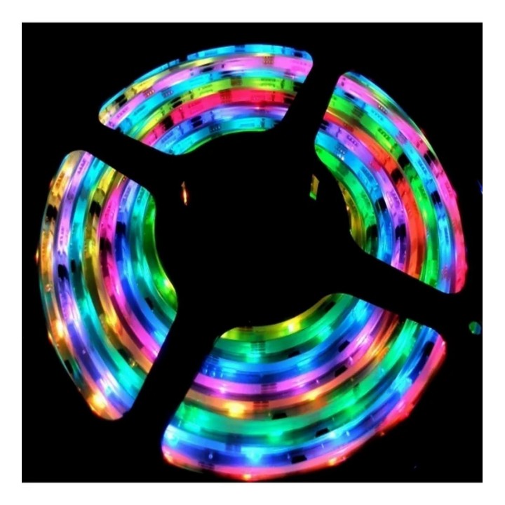 Luces De Tira Led 5mts Rgb Kit De Tira De Luz Con Control