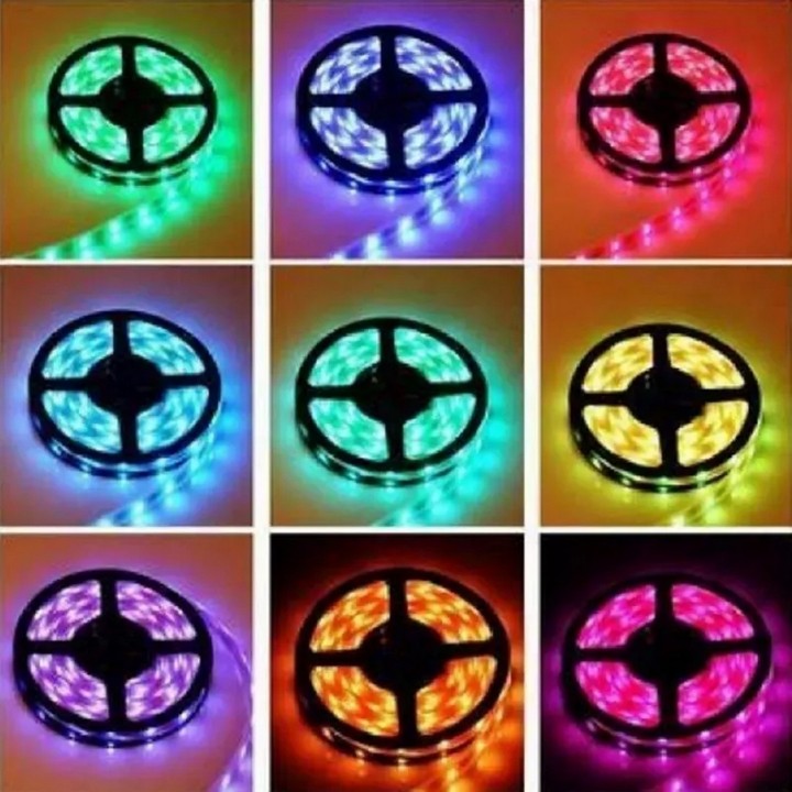 Luces De Tira Led 5mts Rgb Kit De Tira De Luz Con Control