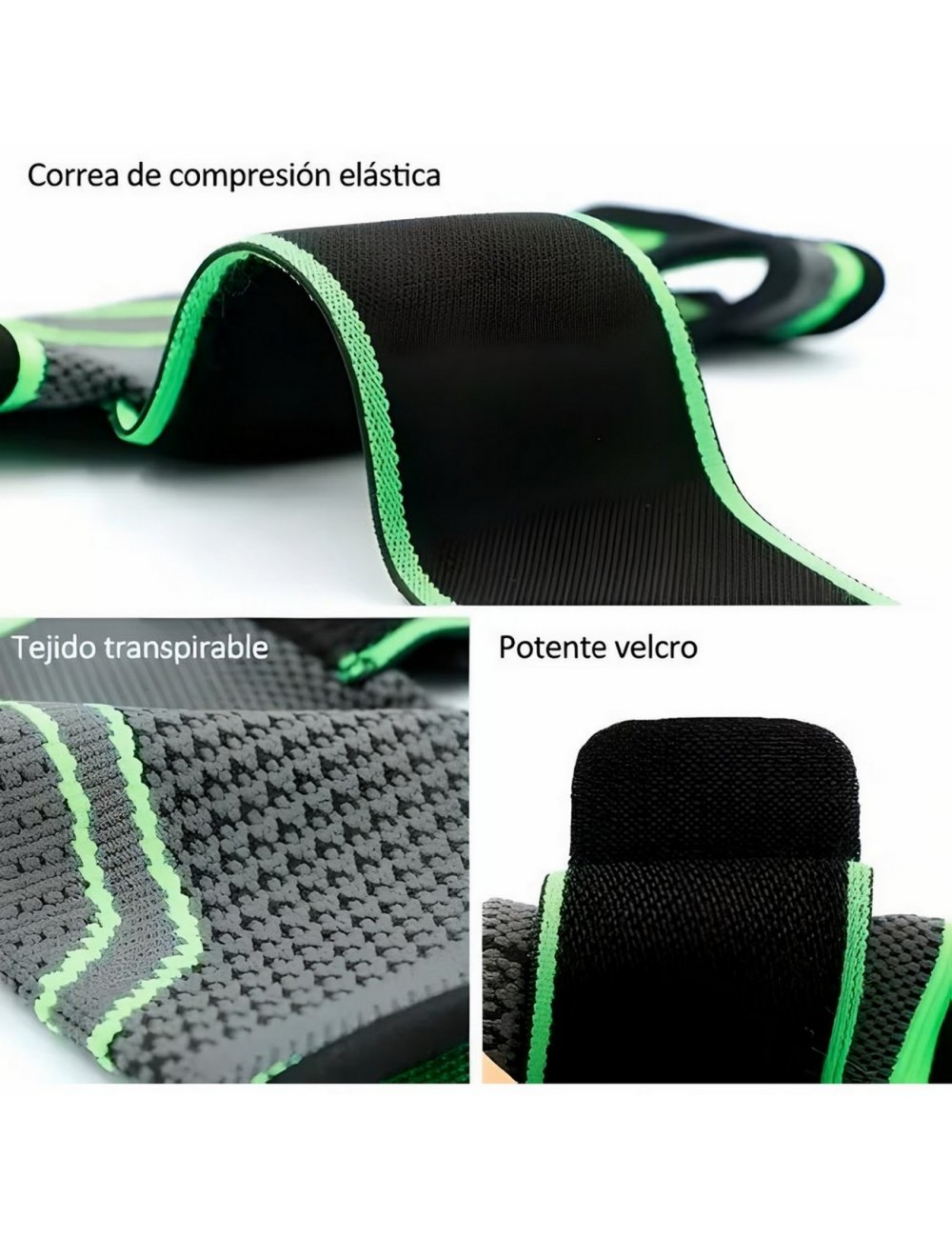 Muñequera Deportiva Ajustable De Compresión Unisex