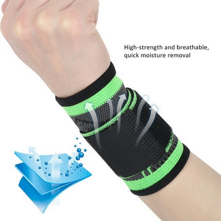 Muñequera Deportiva Ajustable De Compresión Unisex