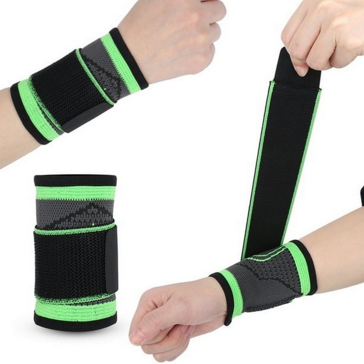 Muñequera Deportiva Ajustable De Compresión Unisex