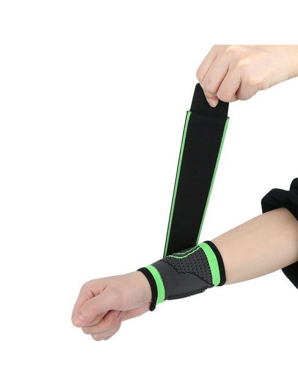 Muñequera Deportiva Ajustable De Compresión Unisex