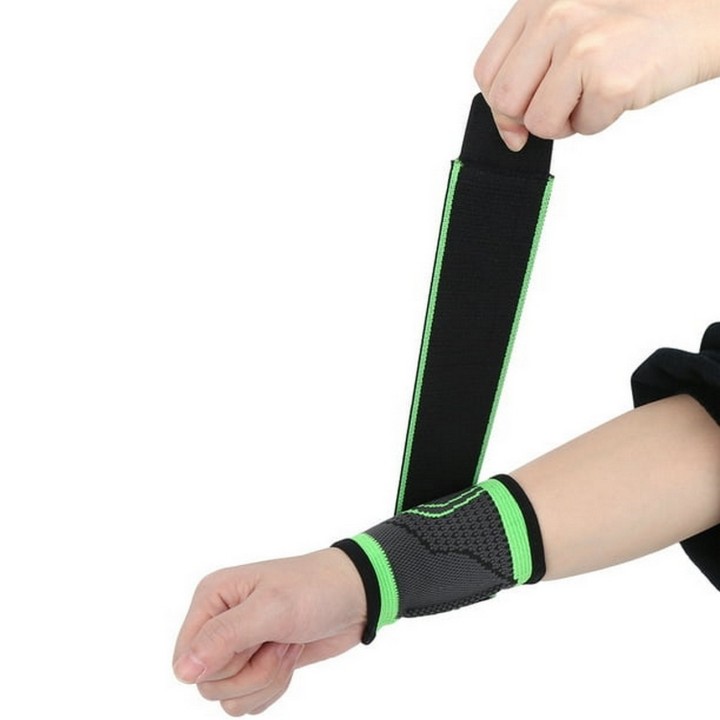 Muñequera Deportiva Ajustable De Compresión Unisex
