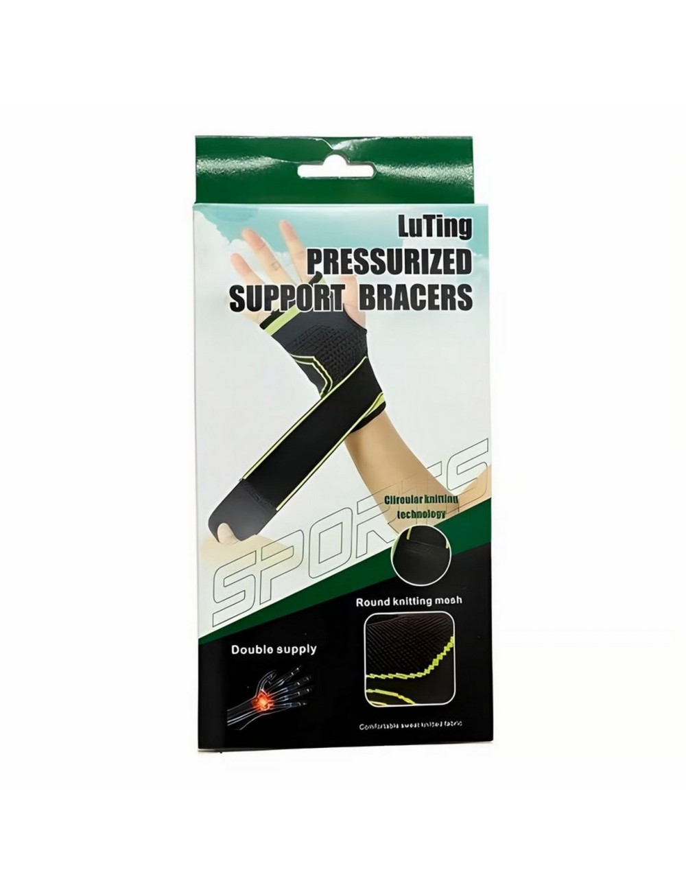 Muñequera Deportiva Ajustable De Compresión Unisex