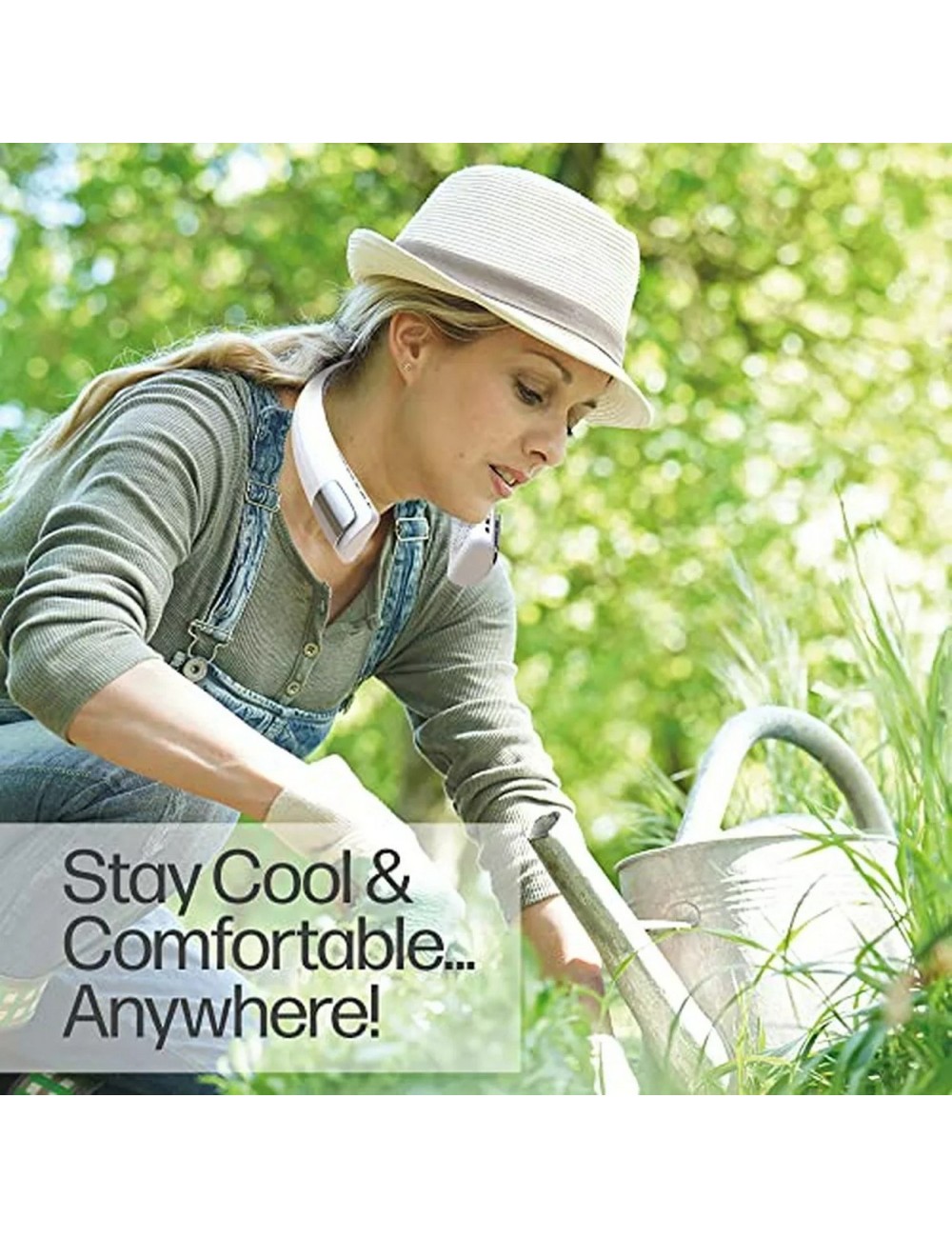 Ventilador Portatil De Cuello Recargable Personal Usb