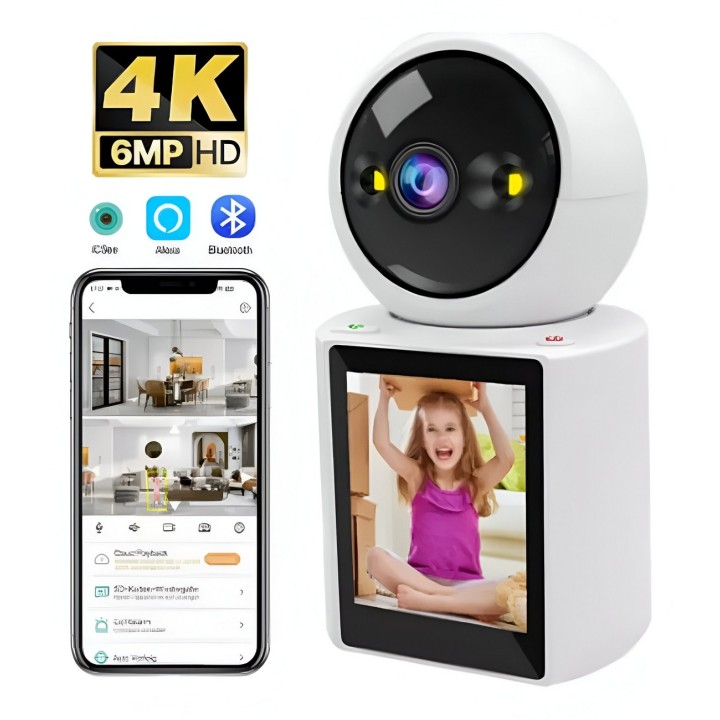 Camara De Seguridad Wifi Ip Videollamada Robotica Full Hd