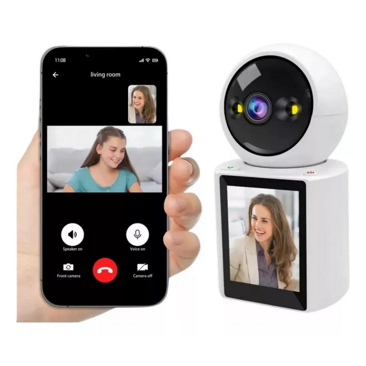 Camara De Seguridad Wifi Ip Videollamada Robotica Full Hd