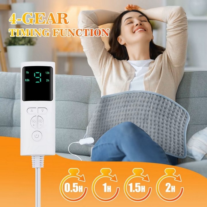 Manta Almohadilla Eléctrica Térmica Tamaño King 30x60cm